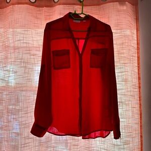 ❤️ Red Button Down ❤️